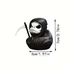 Canard Faucheuse Grim Reaper — Figurine 3D Halloween Décoration Maison Hantée